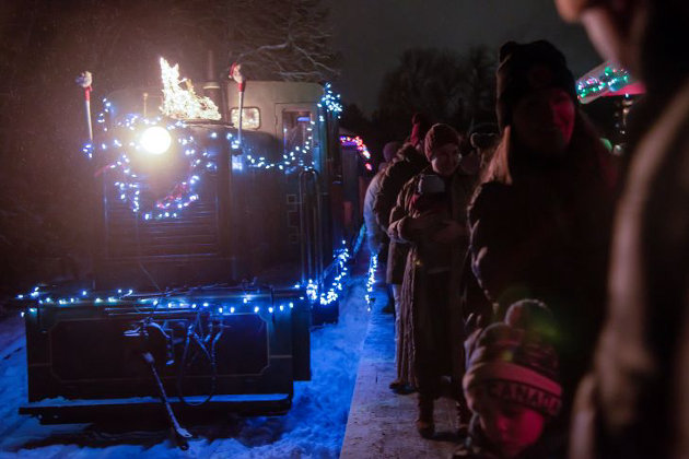 Portage Flyer train to Santa, a community tradition since 2004!