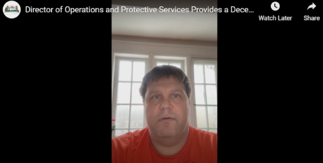Huntsville director of operations issues video statement