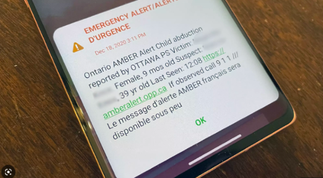 More than 90 per cent of Ontario Amber Alerts lead to save recovery of children: OPP
