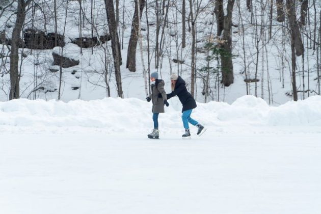 Outdoor skating rink opens at Lions Lookout field