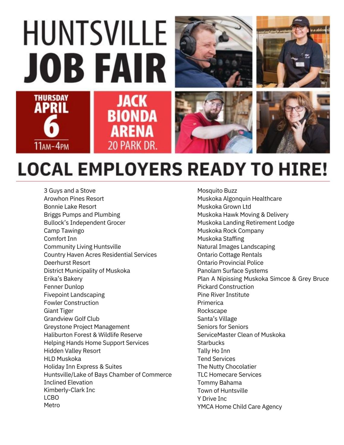 Huntsville Job Fair takes place April 6 at the Jack Bionda Arena