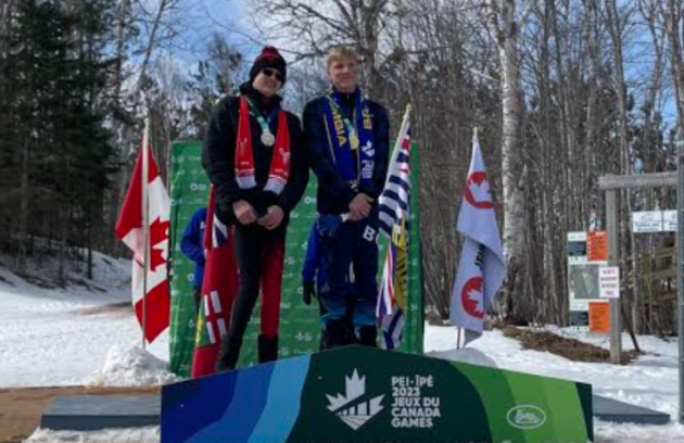 Nathan Perry wins three silver medals at Canada Winter Games