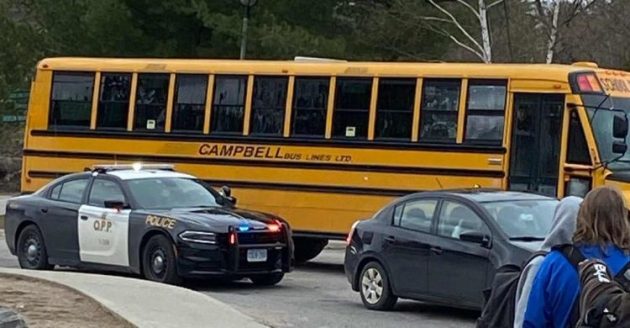 Driver arrested for dangerous driving near a school bus