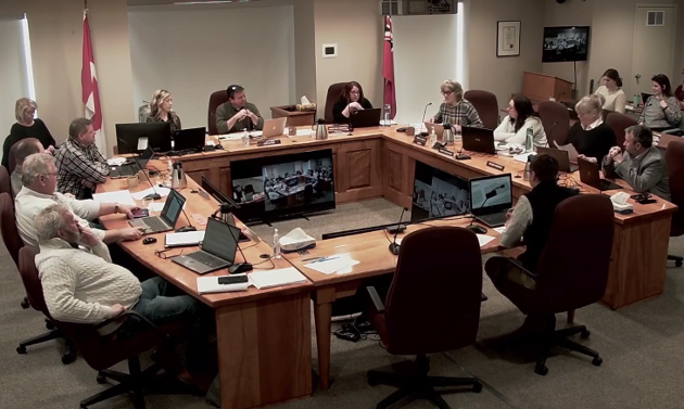 Councillors debate the three dwellings on a serviced lot rule