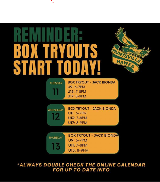 Box lacrosse tryouts announced