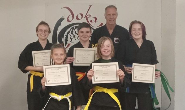 Karate students make progress on martial arts journey