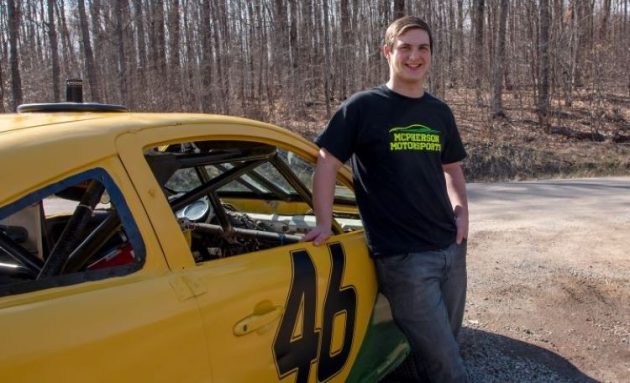 Local resident Ben McPherson is chasing his dreams behind the wheel