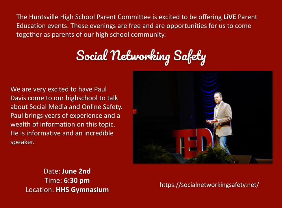 Social Networking SafetyHuntsville High School Huntsville Doppler