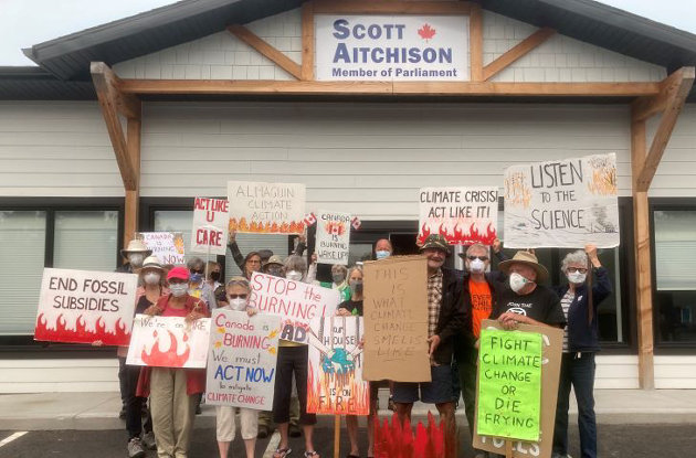 Climate action group urges MP Aitchison to push for decarbonization