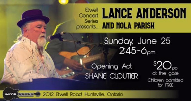 Etwell Concert Series presents Lance Anderson