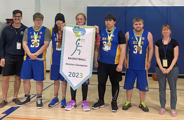 Dunkaroos get Gold at Provincial Special Olympics in Kingston!
