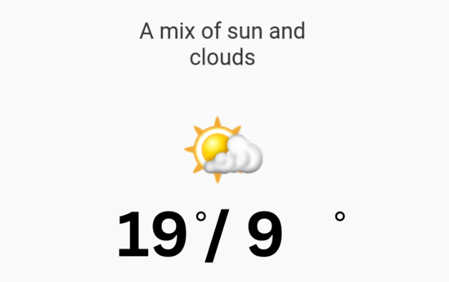 Doppler daily weather report