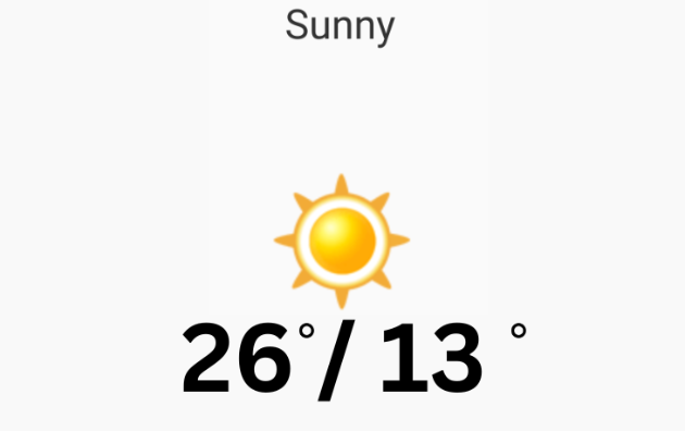 Doppler daily weather report