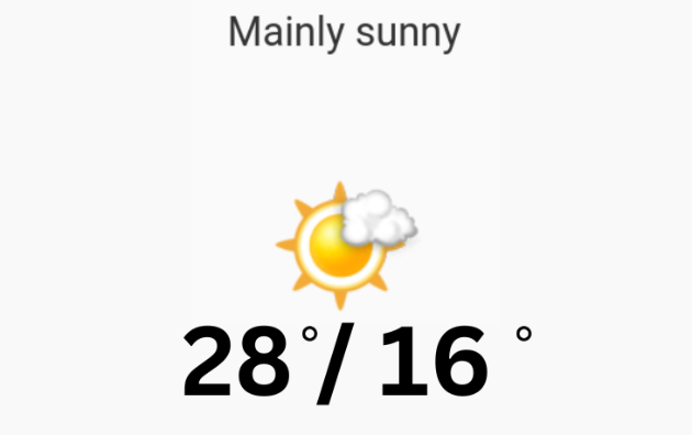 Doppler daily weather report