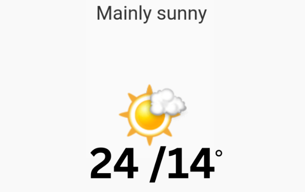 Doppler daily weather report