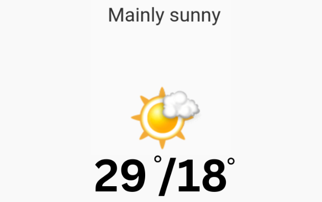 Doppler daily weather report