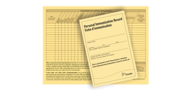 It’s time to update your child’s immunization record: health unit