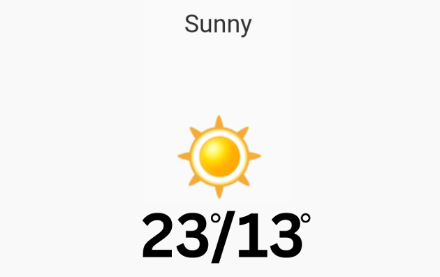 Doppler daily weather report