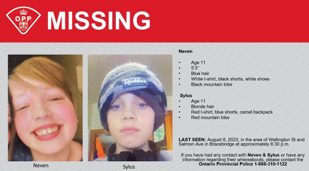 OPP asking for the public’s assistance locating missing 11-year-olds