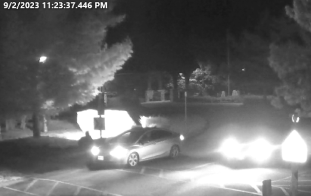  Huntsville OPP asking for assistance related to theft of Progress Pride Sign