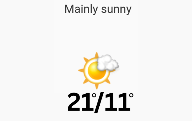 Doppler daily weather report