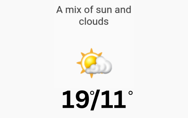 Doppler daily weather report