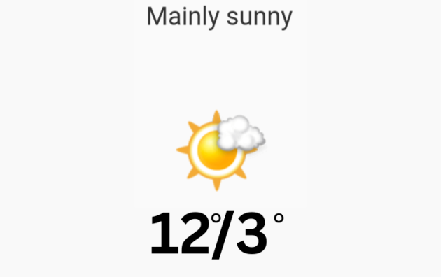 Doppler daily weather report