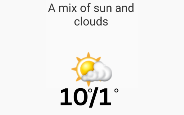Doppler daily weather report