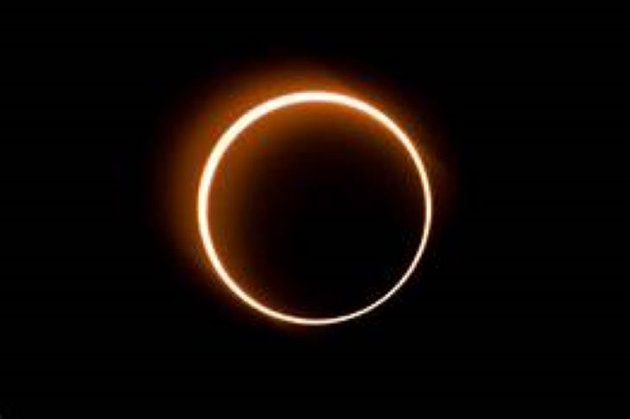Annular solar eclipse expected today