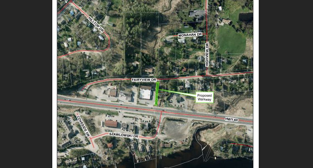 New Hwy 60 walking path established to keep pedestrians safe