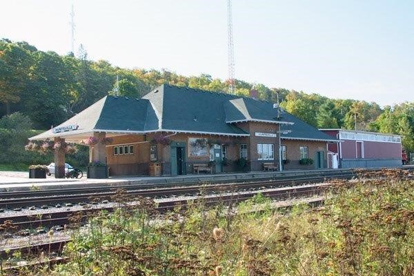 Ontario Northland bus stop could form part of a future transportation hub at train station