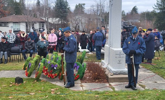 Huntsville Remembrance Day ceremony