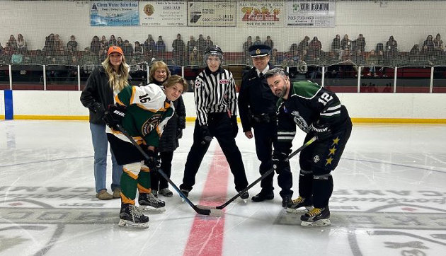 OPP and Almaguin High School face-off for local charities