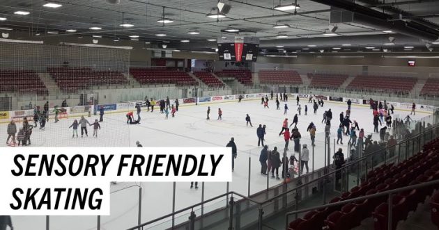 Sensory friendly skating at the Canada Summit Centre