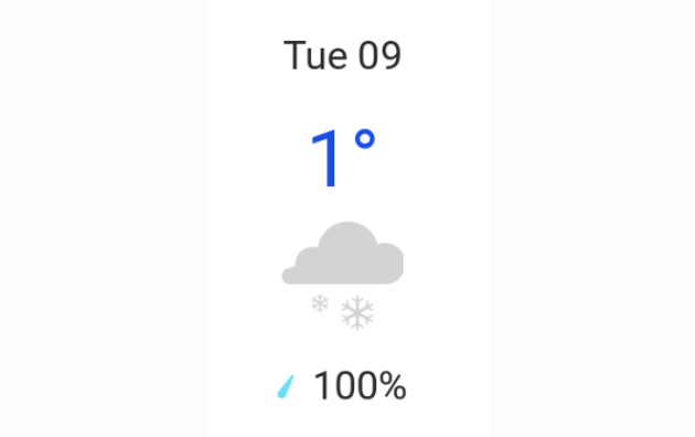 Doppler daily weather report