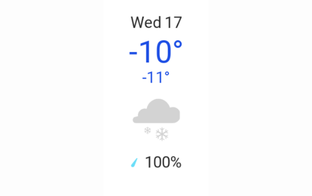 Doppler daily weather report