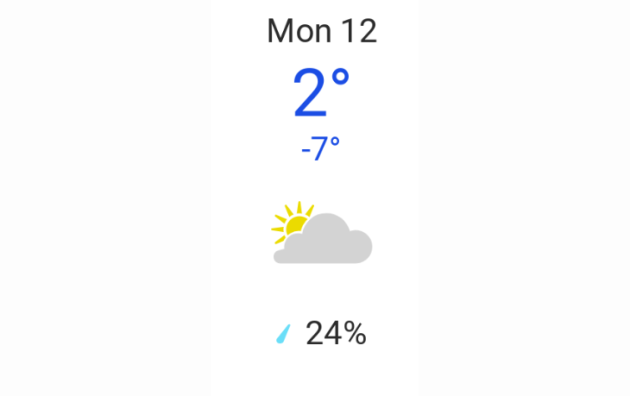 Doppler daily weather report