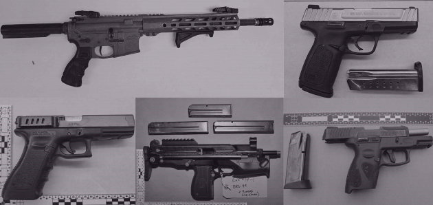 Ontario’s largest seizure of handguns and assault-style rifles results in 16 arrests, 279 charges and one wanted person