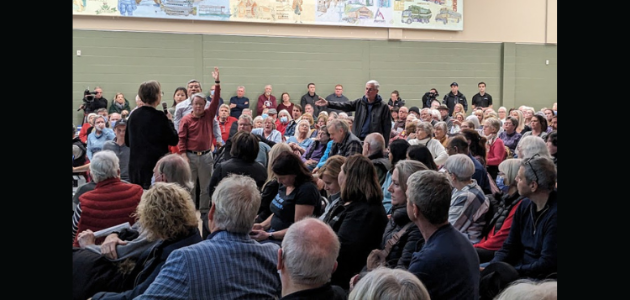 Feisty crowd hears new hospital plan in Bracebridge 