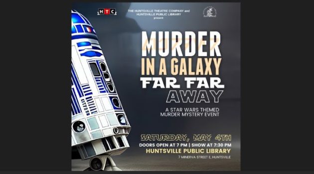 HTC and HPL present Murder in a Galaxy Far Far Away at the library