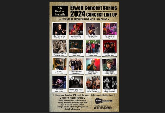What’s playing this season at the Etwell Concert Series