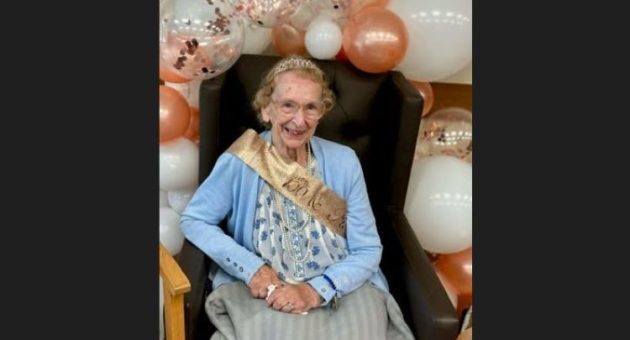 Happy 100th birthday, Evelyn Evangeline MacDonald!