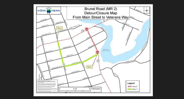 Full road closure for Brunel Road from Main Street to Veterans Way from July 22-26
