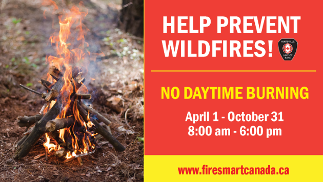 Residents asked to help prevent fires and follow the burning bylaw