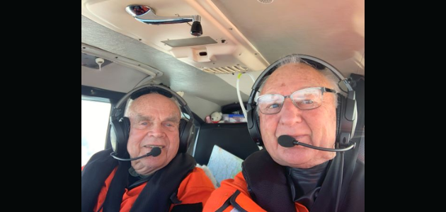 Octogenarian duo to land in Muskoka on round-the-world journey