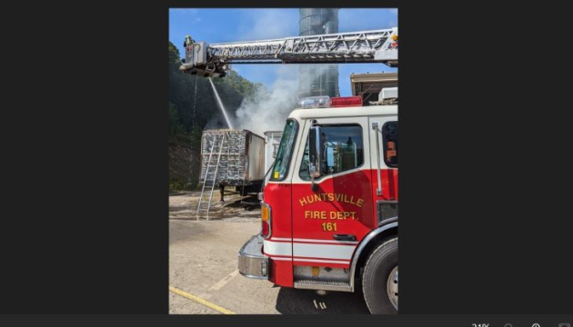 Huntsville/Lake of Bays Fire Department responds to tractor-trailer fire