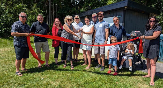 Town officially commissions River Mill Park washroom