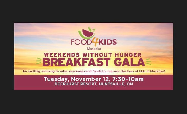  Food4Kids Muskoka hosts second annual breakfast gala