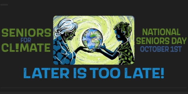 Join Climate Action Muskoka for a National Seniors Day gathering in Huntsville on Oct. 1