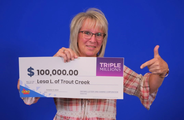Trout Creek resident wins $100,000 with triple millions